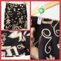 Saia de Seda Estampada